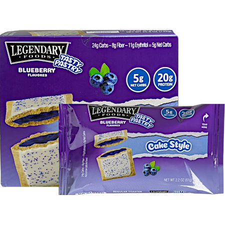 Gluten-free Cake Style Toaster Pastry - Blueberry